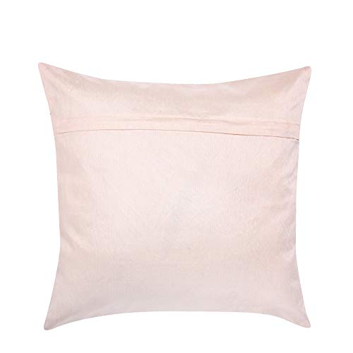 Pink Birds Crushed Velvet Cushion Cover