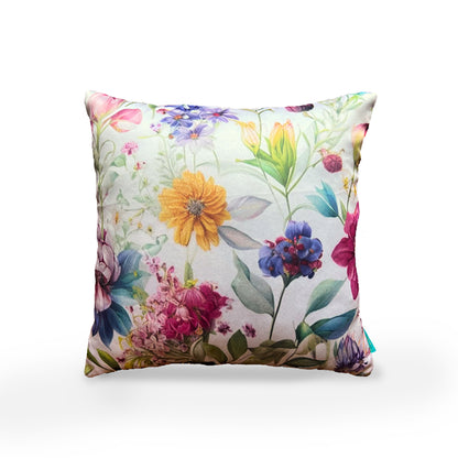 White Flower Cushion Covers