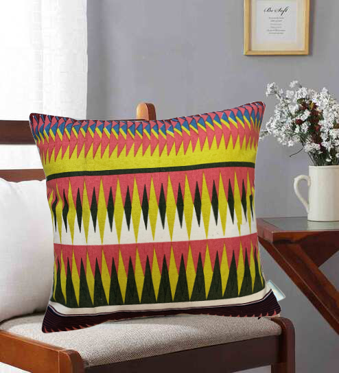 Mardin Reversible Pure Cotton Cushion Cover 